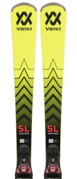 VÖLKL Racetiger SL Carveski's + Rmotion2 12 GW Bindingen
